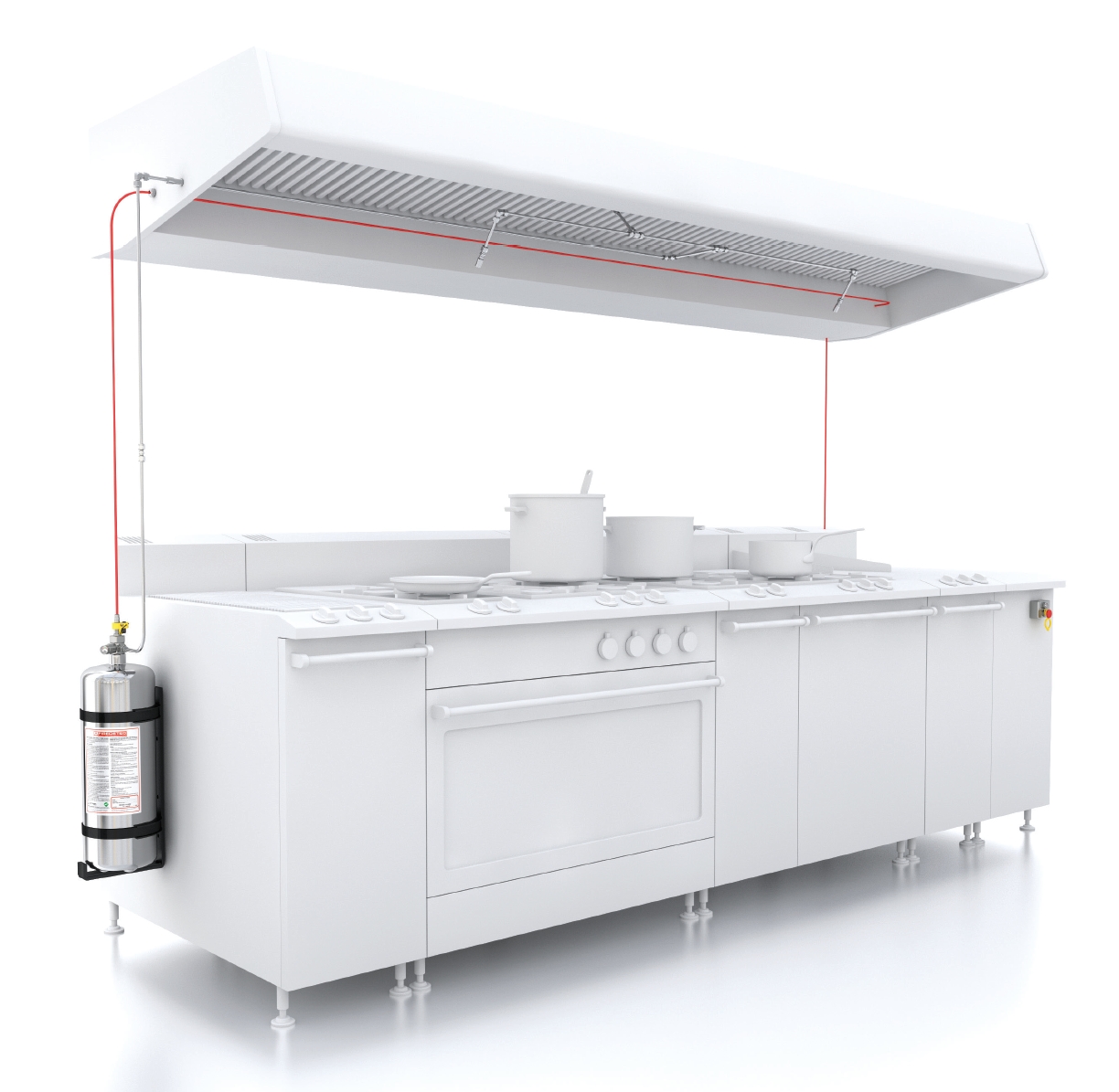 KITCHEN HOOD FIRE SUPPRESSION SYSTEM